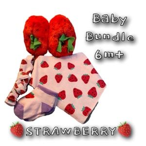 Strawberry Baby Bundle Matching Set